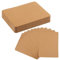 60 Stück A6 Kraftpapier Karten,10.8 X 14.5 CM 250g/m² Postkarten Blanko,Druckbar Karteikarten zum Selbstgestalten für DIY Kreative Craft Hochzeitskarte Grußkarten (Braun)