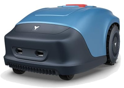 FJYAWEN Robot Tagliaerba per Giardini Fino a 1000 M², 80w, 18v 4.4Ah Robot Tagliaerba con Bluetooth, WiFi, 4g, Larghezza E Altezza di Taglio 18cm /20-55mm, Ritorno Automatico in Carica