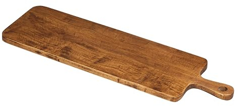 Tala Giant Presentation & Display Paddle Board, Lacquered Hevea Wood with Oak Finish, Perfect for Serving Meats, Cheeses and Sweet Foods, Ideal for Buffets and Food Displays, Measures 76x22x2cm