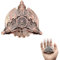 DND 2024 Würfel Roulette Spinner Würfel-Set, 7-in-1 D&D Fidget Würfel Metall, ADHS Würfel D4/D6/D8/D10/D12/D20/D% RPG Role Playing Dice mit Geschenkbox für Dungeons and Dragons(Copper Red)