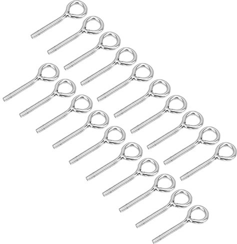 Ringschrauben, Edelstahl mit 20 Prozent M4 -Bolzen Augenmuttern Zum Befestigen und Suspension