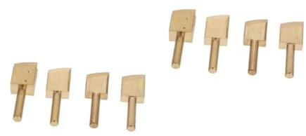 STOBOK 2 Sätze Leder Bügelkopf Elektrisches Zubehör Hammerwerkzeug Polierpaste Polierpaste Bohrer Autopolitur Reibepaste Beheiztes Glätteisen Set Locher Golden 4 Stück * 2