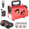 Cordless Water Pump Electric Transfer Pump - 2 in 1 Portable Self-Priming Electric Utility for Garden, Hot Tub, Tank, Pool, Ponds, Aquariums((Incl. 2 Batteries)
