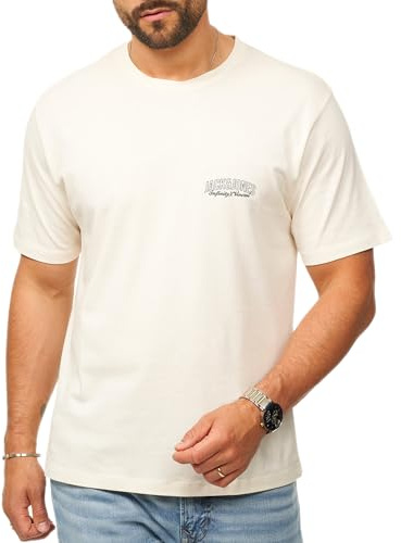 JACK & JONES Herren T-Shirt Infinity O-Neck Shirt Kurzarmshirt