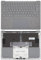 ZLALISA Per Microsoft Surface Laptop 3/4/5 13.5 pollici UK tastiera con C Shell/Touch Board (grigio)