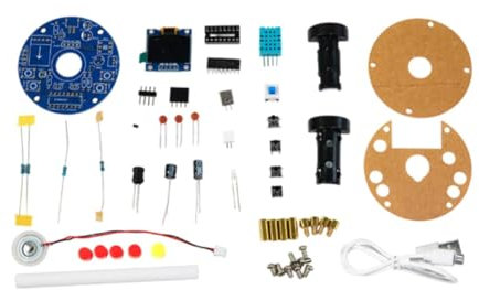 Baoblaze Kit de soldadura para humidificador, pantalla OLED, fabricación de placas de electrónicos para oficina y hogar.