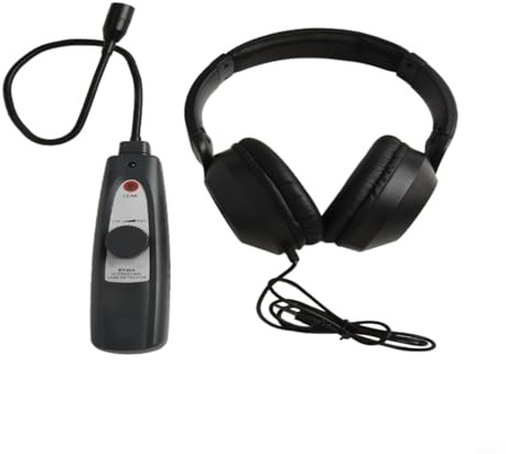 TONIXY Lecksucher für Luft, Wasser, Gasdruck, Vakuum, tragbares Diagnosegerät mit Ton und Lichtalarm, empfindlicher Sensor, einstellbar für Automobil-HLK-Abdichtungstest, 171 x 43 x 38 mm
