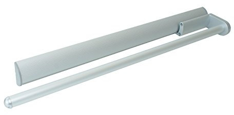 OBF 03 0411 47 Natur eloxiert Grimme Eris Geschirrtuchhalter (Handtuchhalter) ausziehbar 1-armig für die Küche, ET 300mm Aluminium, Länge 290 mm