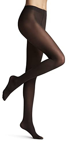 FALKE Damen Strumpfhose Matt Deluxe 30 DEN W TI transparent einfarbig 1 Stück, Grau (Anthracite 3529), S-M
