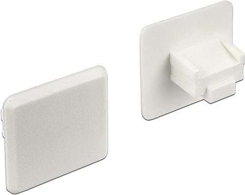 Delock 64019 Staubschutz für RJ45 Buchse ohne Griff 10 Stück Weiß