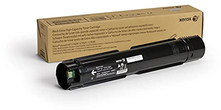Xerox 106R03737 Black Toner for VersaLink C7020/25/30 | 23,600 page yield, 600x600 dpi resolution, laser printing technology, A4 paper size, dual-sided printing
