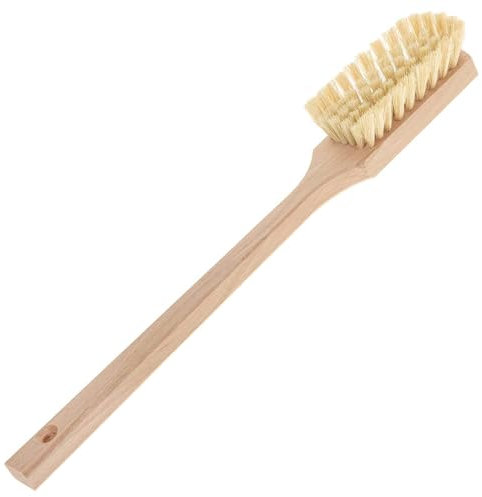 SIDCO Stielbürste Fassbürste Bürste lang Pfanzenfaser Reinigungsbürste Langstiel 42 cm