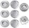 WOVTE Sink Strainer Plug, 6pcs Kitchen Bathroom Sink Strainer Cover & Shower Drain Cover Hair Catcher
