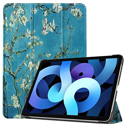 Lobwerk Funda para Apple iPad Air 4 2020 4ª generación 10,9 Pulgadas Smart Cover Funda con función Atril y función de Encendido y Apagado automático