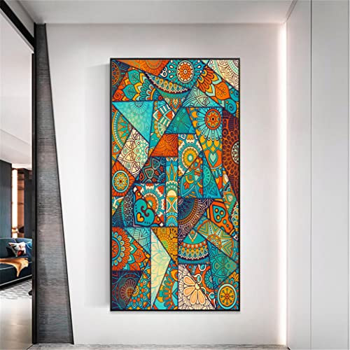 Sichtschutzfolie für Fenster Kirche Mosaik Buntglas Fensteraufkleber statische Haftung dekorativ mattiert 60x140 cm