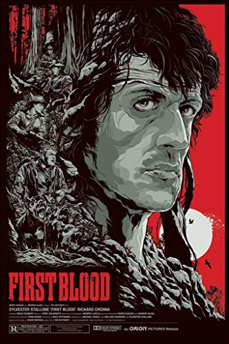Poster Film Rambo Miliatire Krieg Vietnam First Blood Stalone