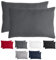 Komfortec Kissenbezug 40x60 cm 2er Set aus Gebürstet Mikrofaser mit Reißverschluss, Atmungskativ und Weich – Anthrazit