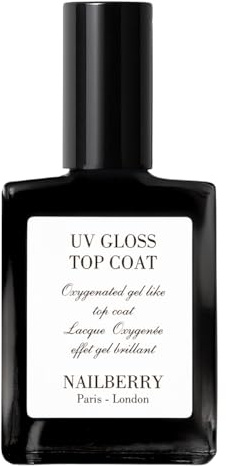 Nailberry, UV Gloss Top Coat, 15 ml