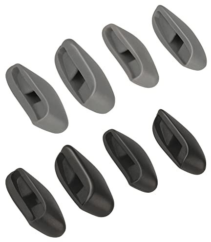 BlazerBuck Plaquettes de nez de rechange pour lunettes de soleil Oakley Flak 2.0 XL OO9295 OO9188, Noir et gris., 0