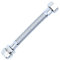 Reeds 15mm x 1/2inch Short Flexible 150mm Braided Tap & Inlet Valve Connector