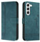 Trugox Handyhülle für Samsung Galaxy S23 5G Hülle Klappbar Klapphülle mit Kartenfach Handytasche Handy Schutzhülle Tasche Leder Wallet Flip Case Slim Book Cover - Blaugrün