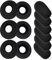 MIVAIUN Ohrpolster Schaumstoff Ersatz, Ohrpolster für Blackwire C225, C310, C320, 3210, 3220, 3310, 3320, 3315, 3325, Jabra Pro 920, 930, 9450, 9460, 9465, 9470, BIZ 622, Schwarz