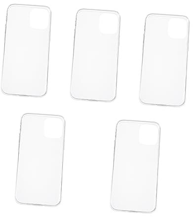 Hemobllo 5 Stück Handyhülle für Mini Smartphone Blanko-handyhülle für Sublimationsdruck Personalisierbare Handyschutzhülle DIY- zum Selbergestalten