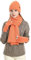 CAMLAKEE Damen Mütze Schal Handschuhe Set Frauen Winter Beanie Wintermütze DamenSchal Handschuh für Teenager Mädchen Orange