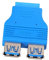 OSALADI 1pièce Adaptateur USB à Double Port Femelle pour Carte Mère Connecteur Bleu pour Transfert De Données Rapide