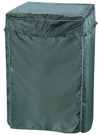 sourcing map Top Load Washer Cover, Portable Washing Machine Cover, 22Wx24Dx37H Inch(L Size) Green Waterproof Cover for Washer