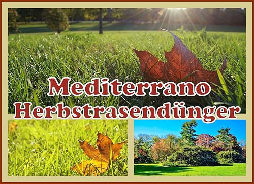Mediterrano Turbo-Rasendünger 10 kg – Der beste Turbo-Dünger für sattgrünen, dichten Rasen – Premium Langzeitwirkung, schneller Wachstumseffekt & Top-Qualität