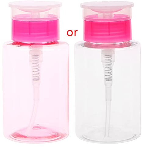 Pitadue Leerer Spender, 160 ml, flüssiger Gel-Nagellackentferner, saubere Flasche für Kunst