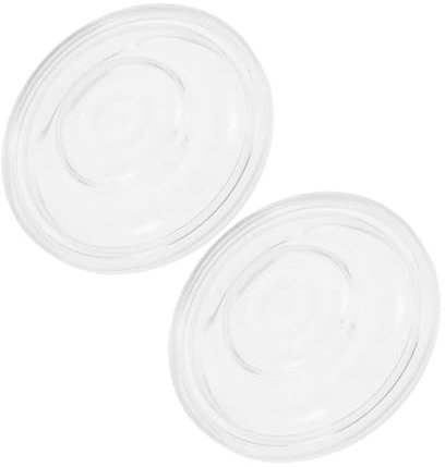 DECHOUS 2stücke Tragbare Milchpumpenmembran-ersatzteile Silikonmembranventil-zubehör Silikonflanscheinsätze Für Stillpumpen Flexibler Flansch Mit Auslaufsicherung