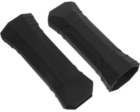 Milisten 2 Stück -schlägergriff Sportband Baseball-griffband Zinkoxidband Trizeps Klimmzugstange Stangengriff Für Ausrüstung Tennistasche Gewichtsgürtel Kieselgel Black