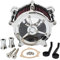 MEXWLOP Filtro dell'aria, for Harley, Dyna FXR 1993-2017 Touring Road King Softail Fat Boy Moto Filtri dell'aria Filtri Kit di aspirazione Trasparente Filtro aria per moto(Clear)