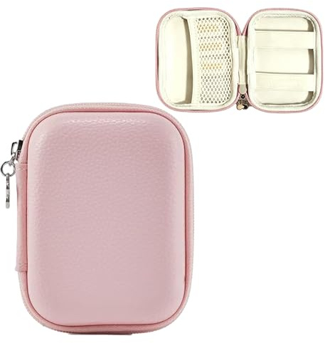 HAYGEM Portable Housse Appareil Photo Compact, Etanche Pochette Disque Dur Externe, Etui Appareil Photo Instantané Enfant, Contient des Appareils Photo Compacts, Cartes Mémoire et des Accessoires