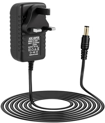 5V 2A Power Supply, AC Adapter 100-240V 50 60Hz to DC 5V Universal 5 Volt Power Adapter Charger Plug 5.5mm X 2.1mm Power Source for Speakers Router Security Cameras LED Strips Lights CCTV