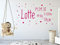 GRAZDesign Baby Wandtattoo Punkte - Wandtattoo Kinderzimmer Name Konfetti - Wandsticker Kinderzimmer Geburtsdatum - Wandtattoo Größe / 70x40cm / 070 schwarz