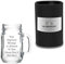 Personalised Engraved Handled Jam Jar Glass with Lid Gift Boxed 43cl