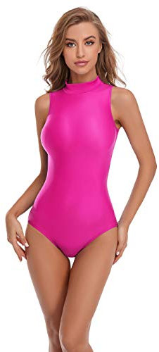 speerise Damen Gymnastikanzug, ärmellos, Lyra Spandex - Pink - XX-Large