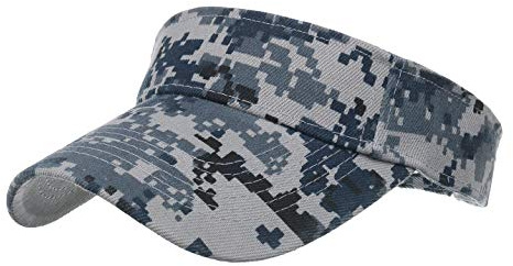 QICHEN Visoren für Herren Camo Outdoor Sports Visor Cap Sonnenblende mit Klettvers