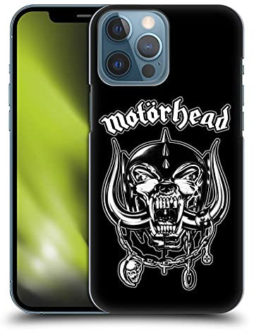 Head Case Designs Officially Licensed Motorhead Silver War Pig Graphics Hard Back Case Compatible With Apple iPhone 13 Pro Max