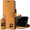 SURAZO Leather Wallet Mobile Phone Case Compatible with Apple iPhone 13 Pro - Flip & Fold Smartphone Case with Stand RFID Blocker Magnet Closure, 3 Slots for Bank Cards - Handcrafted European Leather