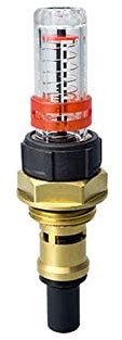 Oniissy 1 Stück Fußbodenheizung Krümmer Durchflussmesser , Krümmer Regler Heizkörper Bodenheizung heizkreisverteiler durchflussmesser flowmeter topmeter DN25