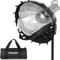 LAPGOOD EQ80 Softbox Beauty Dish 80 cm Bowens-Halterung, Diffusor, Faltbar, mit Raster, Schnellset, Doppeltes Weiches Stoffdesign mit Tragetasche, Kompatibel mit Blitz- und Videoleuchten