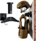 OneTigris Porte-Casque Moto Mural – Support Casque Moto pour Gilet Tactique, Accessoires Moto Robustesse & Gain de Place