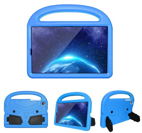 BARALARIQIU Bambini Custodia per Lenovo Tab M10 HD Gen 2 X306 10.1 inch Tablet Antigraffio Morbido in Gomma Cover Protezione Antiurto con Supporto Blu