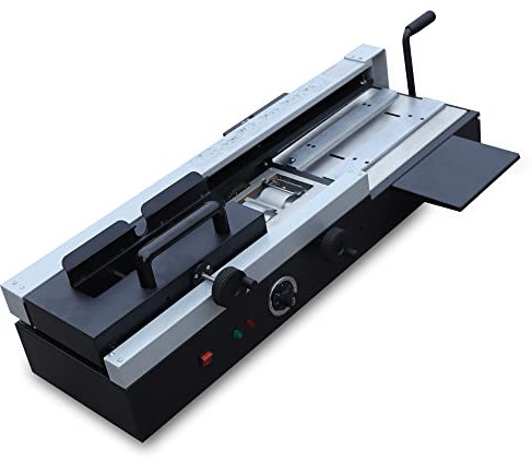 Relieuse de bureau pour livre A4 - Colle thermofusible - Reliure parfaite - 1200 W - 4 cm - 220 V - Relieuse sans fil A4 - Colle thermofusible