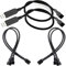 RUNCCI-YUN 2Pcs Cable Adaptador de Corriente USB 5V a 12V PWM para Ventilador PC, Voltage Step-Up 3 y 4 Pines + 2Pcs Divisor de Ventilador 4 Pines PWM