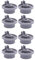High-Performance 165314 Dishwasher Lower Rack Wheel Clips Dishwasher Accessories Compact-Size Used for Bosch-Kenmore Dishwasher Parts- 165314 Dishwasher Lower Rack Wheel Dishwasher Parts- Quick